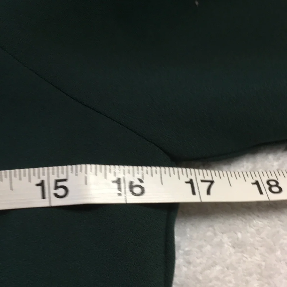 Whistles forest green belted work dress 4 - Picture 8 of 11